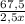 \frac{67,5}{2,5x}