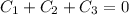 C_1+C_2+C_3=0