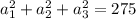 a_1^2+a_2^2+a_3^2=275