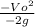 \frac{-Vo^2 }{-2g}