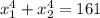 x_1^4+x_2^4=161