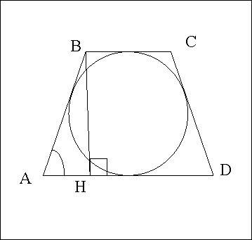 Определите периметр равнобокой трапеции описанной около окружности если площадь трапеции равна 98 а