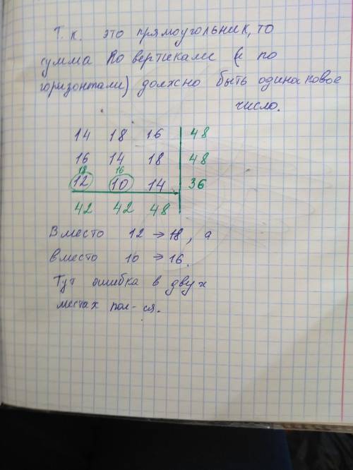 Незнайка разделил прямоугольник на 9 прямоугольных частей четырьмя прямыми разрезами и в каждой част