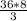 \frac{36*8}{3}