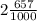 2 \frac{657}{1000}