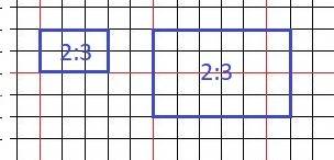 Начертите в тетради прямоугольник длины сторон которого относятся как срочо