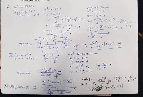 Решите |x²-4x|< 3x |x²+7x|< 4x+10 |x²+x-5|> 3x |-x²-x|> 4x-2