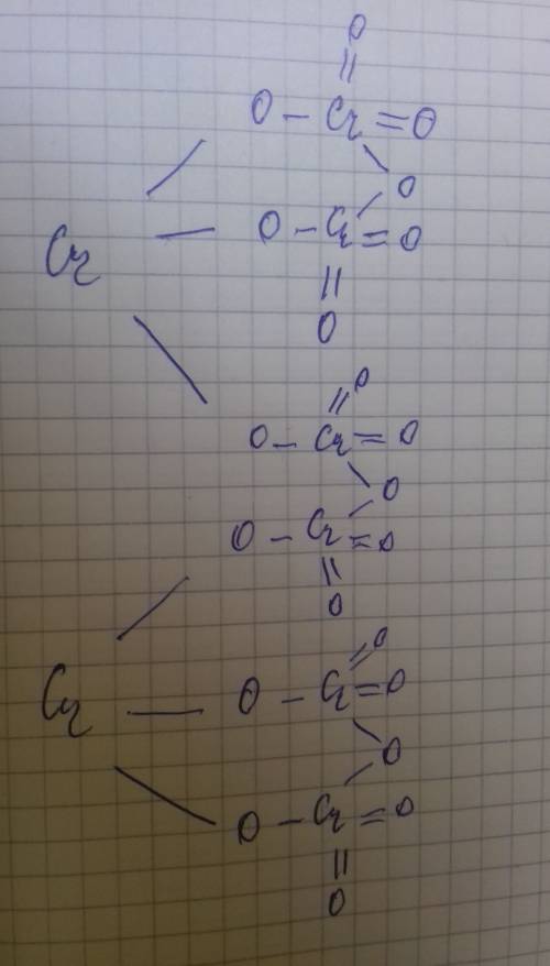 Сложно! нужно нарисовать структурную формулу cr2(cr2o7)3 я эту тему, вроде, знаю. рисовать умею стру