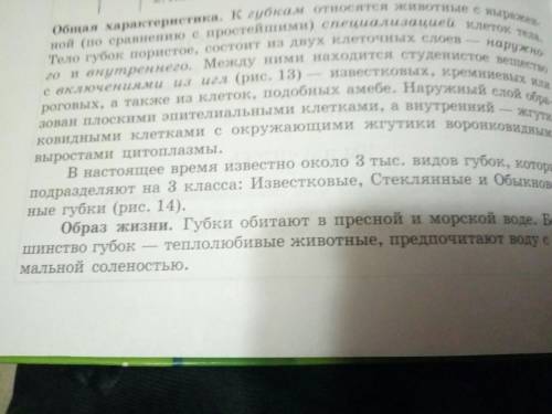 Дайте характеристику образа жизни губок где чем отличаются друг о друга как защищается от врагов