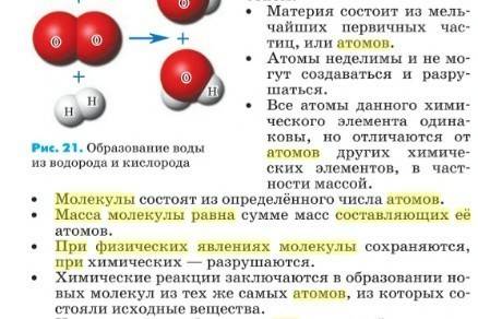 Матреия состоит из частиц или атомы и не могут и разрушаться. все атомы данного одинаковы, но отлича