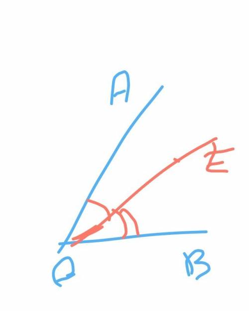 Луч oe делит угол aob на два угла. найдите ∠ eob, если ∠ aoe=15 0 ; ∠ aob=44 0