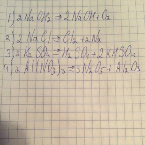 Допишите уравнения электролитической диссоциации. 1) naон = 2) = na+ + сl− 3) = mg2+ + 2cl− 4) k2s