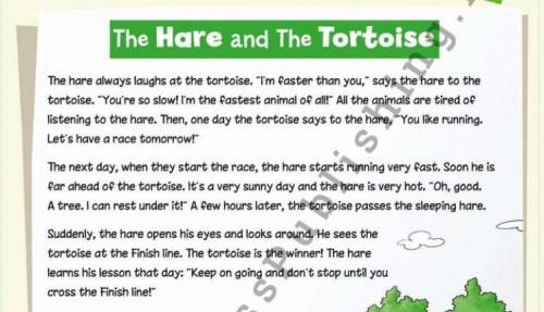 15 how much do you remember about the stories: argus and his moneythe hare and the tortoise? read an