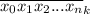 \overline{x_0x_1x_2...x_n}_k