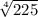 \sqrt[4]{225}