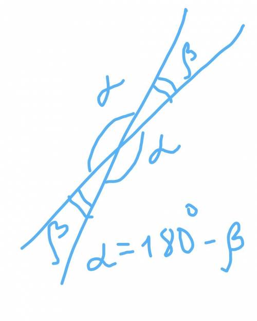 Один из углов образовавшихся при пересичении двух прямых в 7 раз больше сумы смежных с ним углов най