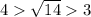 4 \sqrt{14} 3