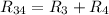 R_{34}=R_3+R_4