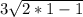 3\sqrt{2*1-1}