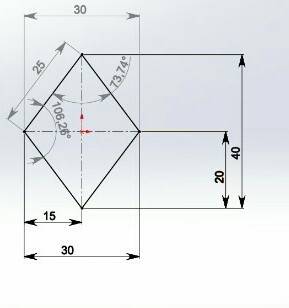 Постройте ромб по заданному условию 1) a = 50 мм, a = 110° 2) a = 4 см, β = 60° 3) d = 4 см, e = 3 с