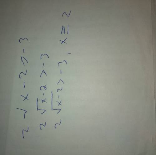 Решите уравнение и неравенство: 3√x+1=9 б) 2√x-2> -3