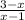 \frac{3-x}{x-1}