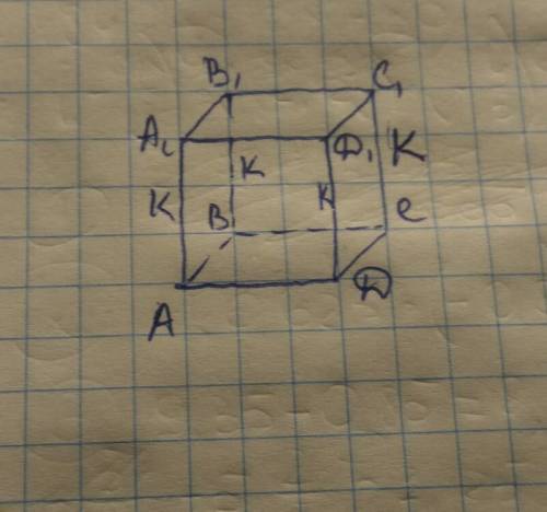 Сделайте рисунок к решению, , 100 ! (куб должен получится, с точками авсd a1b1c1d1) прямые ас и в1 d