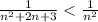 \frac{1}{n^{2}+2n+3}