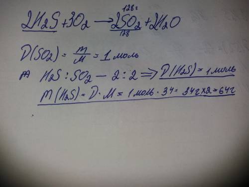 Найти массу и количества серы, который потребуется для получения 128 грамм оксида серы(6)