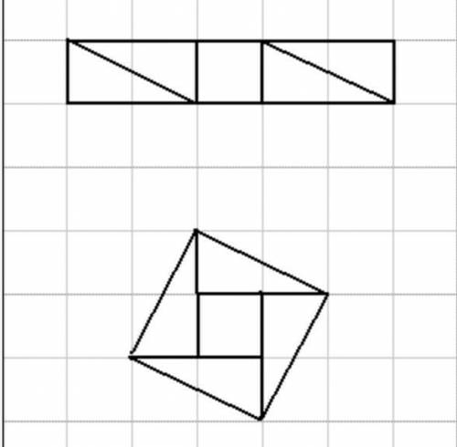 Как прямоугольник 1×5 можно разрезать на 5 частей и сложить из них квадрат