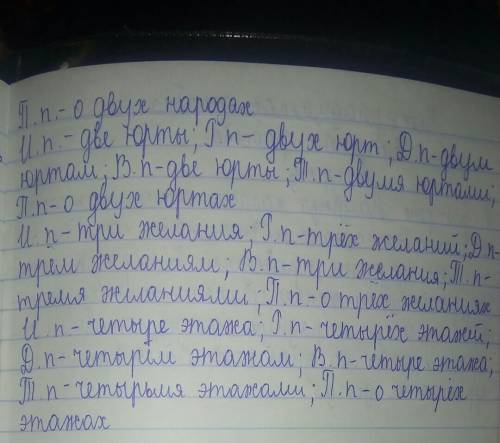 Просклоняйте числительное в сочетании с существителнъми. одна земля, один праздник , одно сооружение