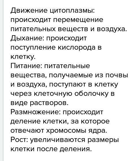 Подготовить сообщение по теме жизнедеятельность клетки её деление и рост