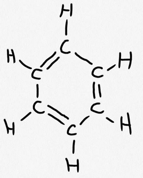 Молёкулярная и структурная формулы бензола , свойства
