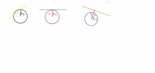 Втаблице даны радиус окружности и расстояние от центра этой окружности до некоторой прямой. что можн