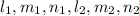 l_1,m_1,n_1,l_2,m_2,n_2