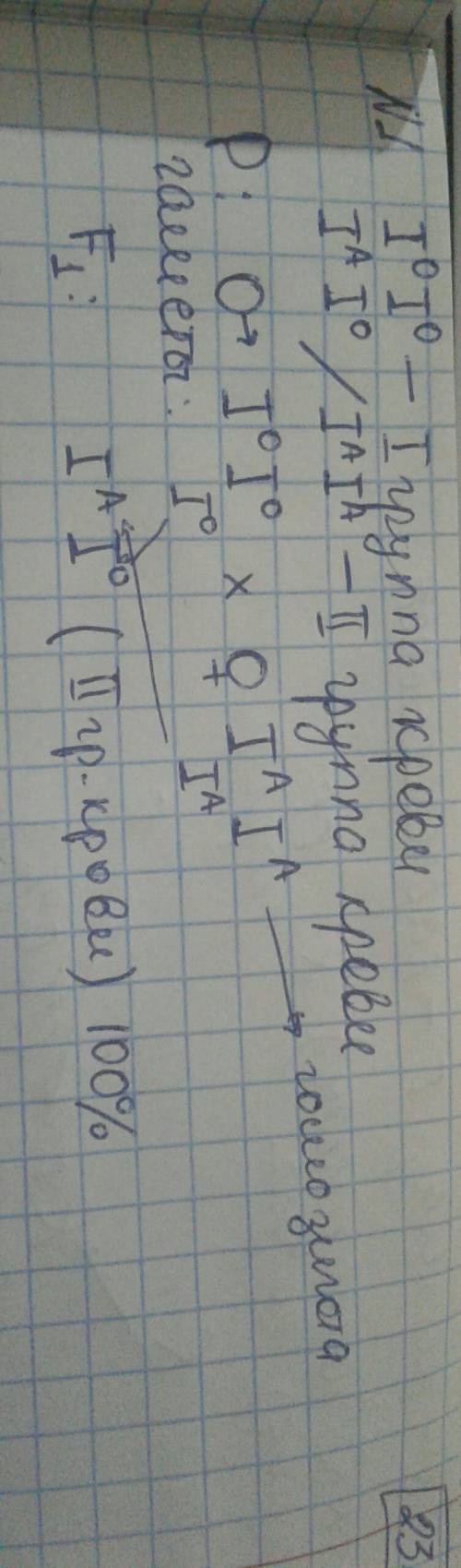 Учоловіка і(0) група крові. у жінки гомозиготна іі група крові. які групи крові можливі у їхніх діте
