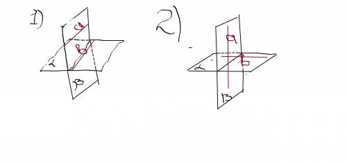 Прямые а и б лежат в пересекающихся плоскостях альфа и бетта там могут ли эти прямые быть параллельн