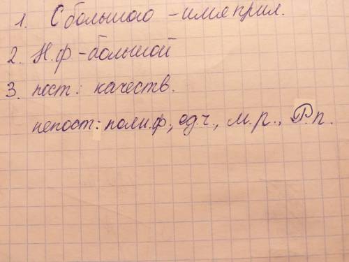 Надо разобрать слово с большого как часть речи