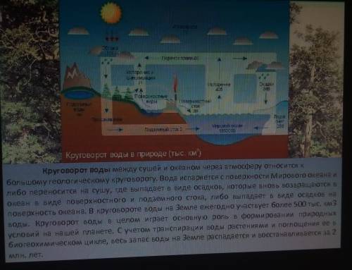 Как называется круговорот ,происходящие между океаном и сушей?