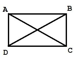 Диагонали прямоугольника abcd-10см.сторона ab =8см.вычислить сторону bc.