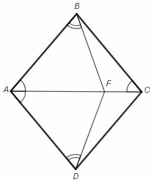 Точка f, лежащая в паралелограме авсd , соединена сразу всеми его вершинами. градусник меры углов fa