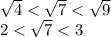 \sqrt{4}