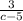 \frac{3}{c-5}