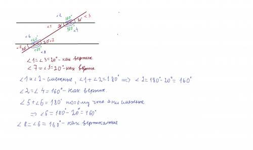 Сумма двух накрест лежащих углов, образованных при пересечении двух параллельных прямых секущей, рав