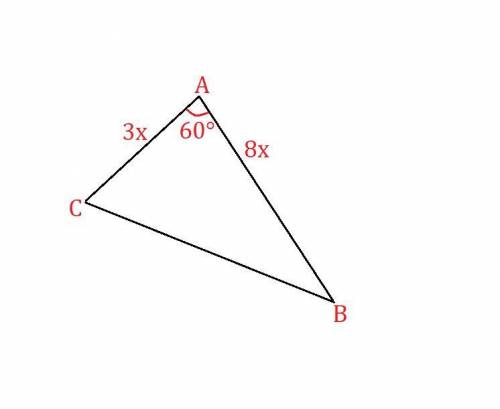 Найдите периметр треугольника с площадью 6√3 см ² и углом 60°, если стороны,прилежащие к данному угл