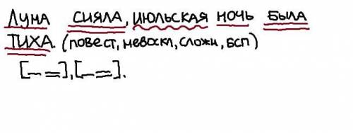 Разбор предложения , нужно составить схему еще (нужно все подчеркнуть ,я тупой прост в этом плане)