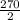 \frac{270}{2}