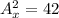 A^2_x=42