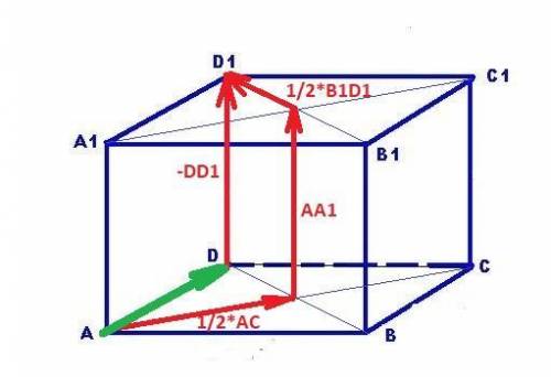 Впараллелепипеде abcda1b1c1d1 построить