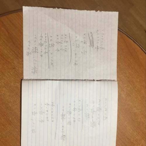 Реши уравнение 1.а) 2,5 + х = 3 5/7; б) х+3/4=1,6; 2.а)4,7- с = 2 8/13; б) m-3,07=7/20; 3.а) а-